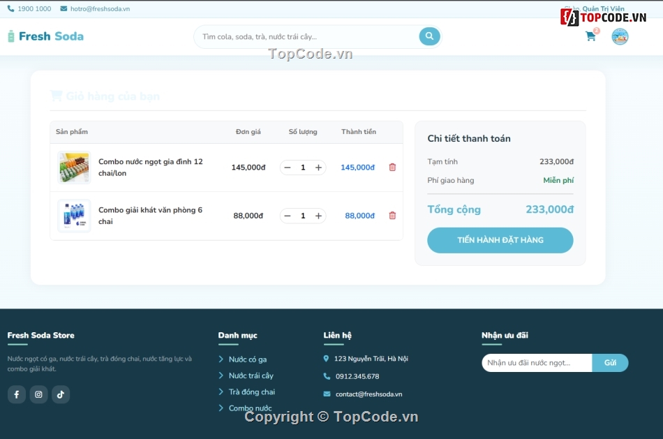 nước ngọt,web bán nước ngọt,web nước ngọt